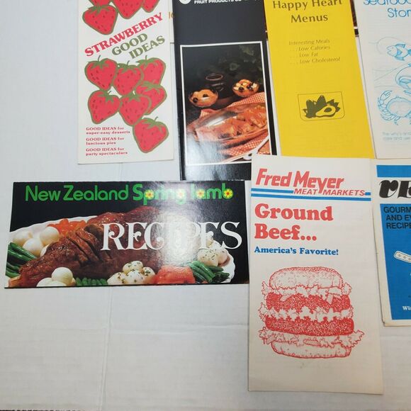 Vintage 17 Recipe Pamphlet Lot Veal Fred Meyer Pepperidge Ephemera - Picture 3 of 5